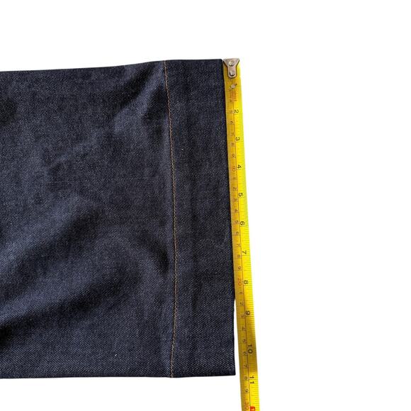 G. Label by goop Le Goop Jean Dark Wash Womens Size 6 Flare Wide Leg - Picture 7 of 8